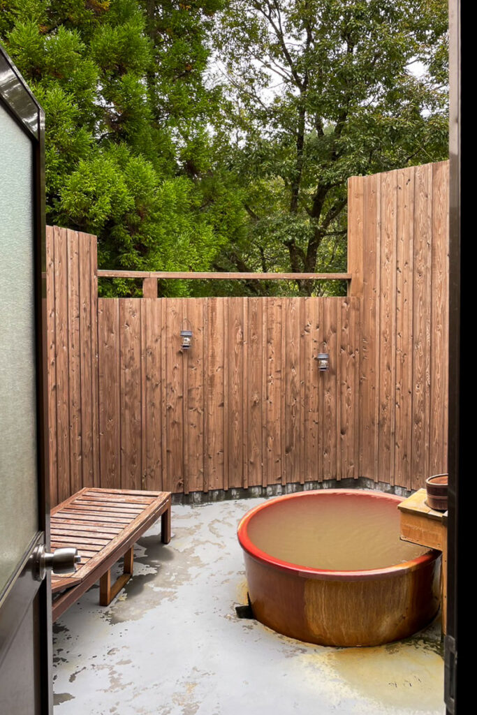 A private onsen near Kurokawa Onsen, a small house on Airbnb that offers a relaxing environment to wind down.