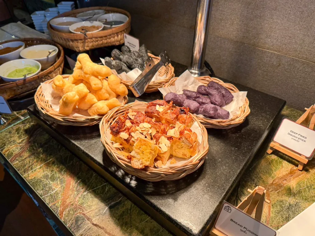 Deep fried Dough Sticks, Thai-Chinese style breakfast option at U Nimman Chiang Mai.