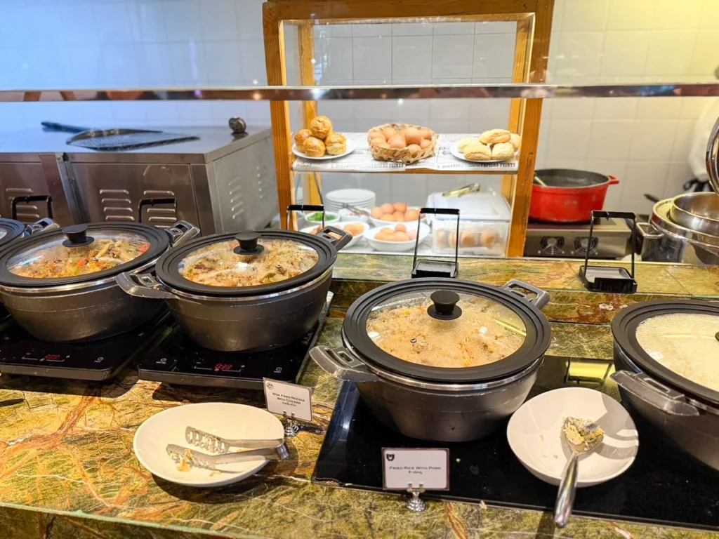 Breakfast buffet station at U Nimman Chiang Mai.