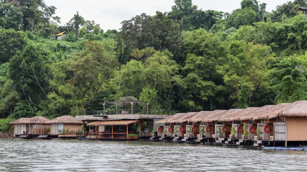 A floating hotel on River Khwae Noi, a jungle and river stay at Cherlynn Resort, Kanchanaburi