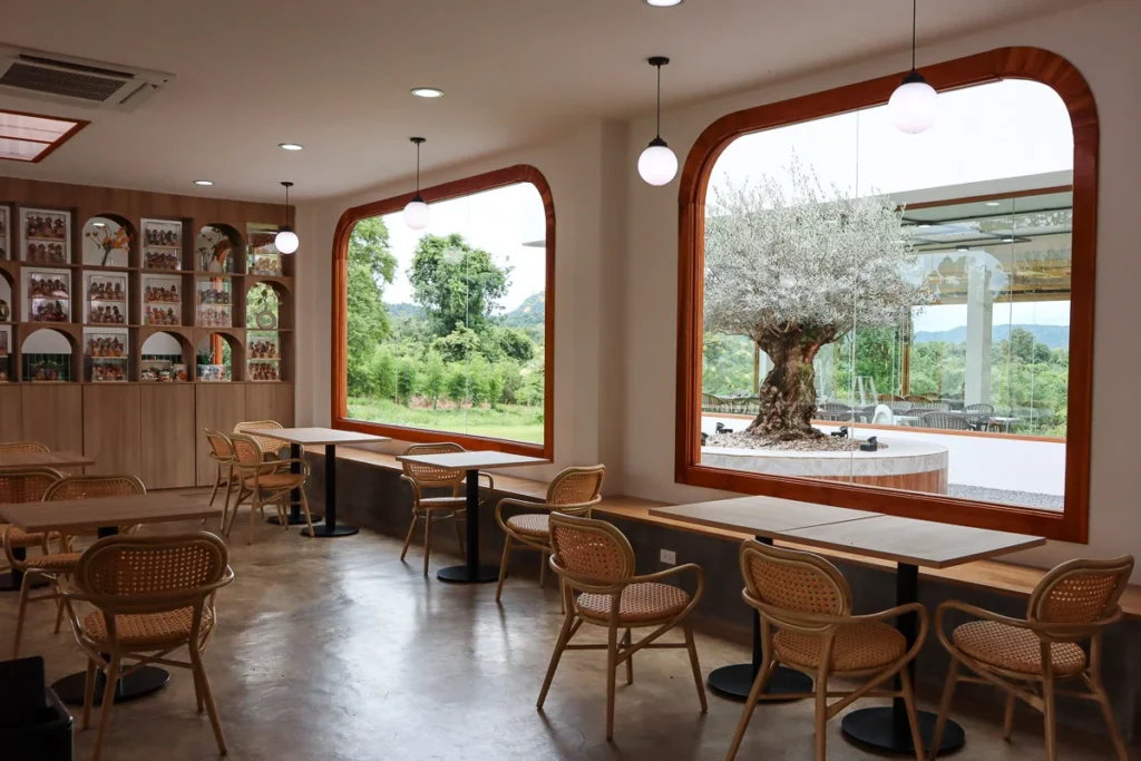 Na-non Cafe, a relaxing scenic space in Kanchanaburi