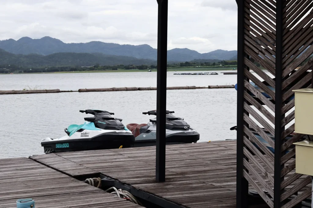 jet skis for rent at Z9 resort Kanchanaburi