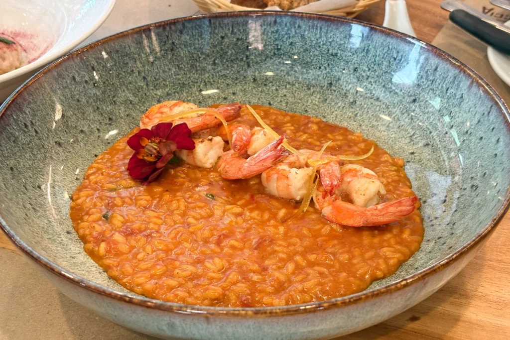Italian risotto at Pane and Foccacia Hua Hin.